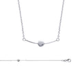 Coque de Nacre Collier argent 721251