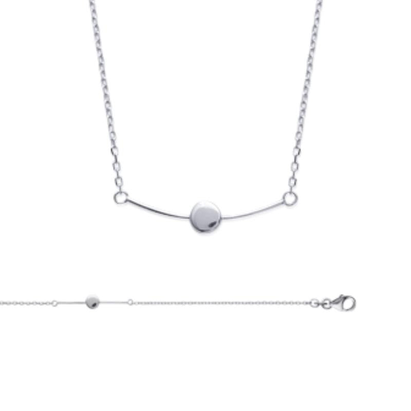 Coque de Nacre Collier argent 721251