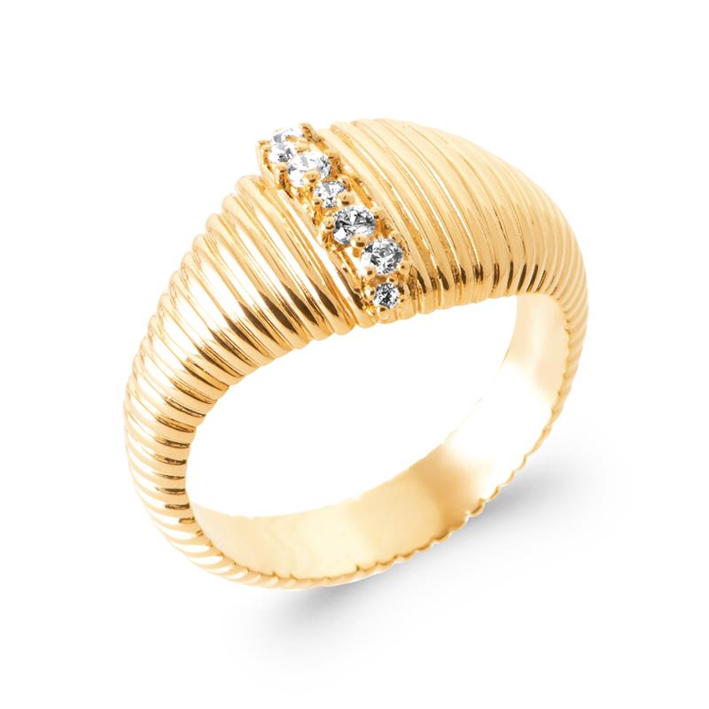 Coque de Nacre Bague plaqué or 20003310