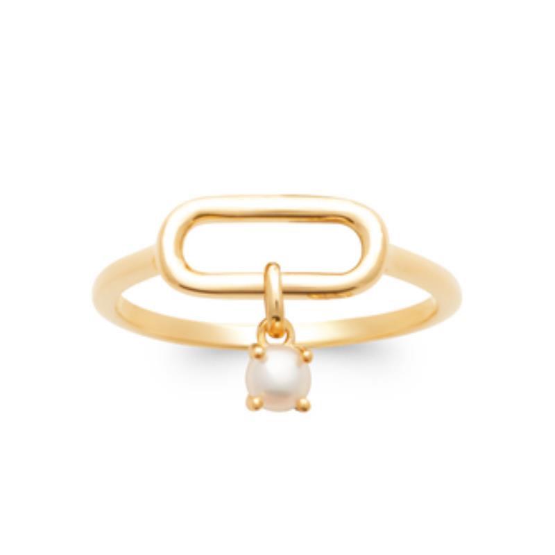 Coque de Nacre Bague plaqué or 2985110