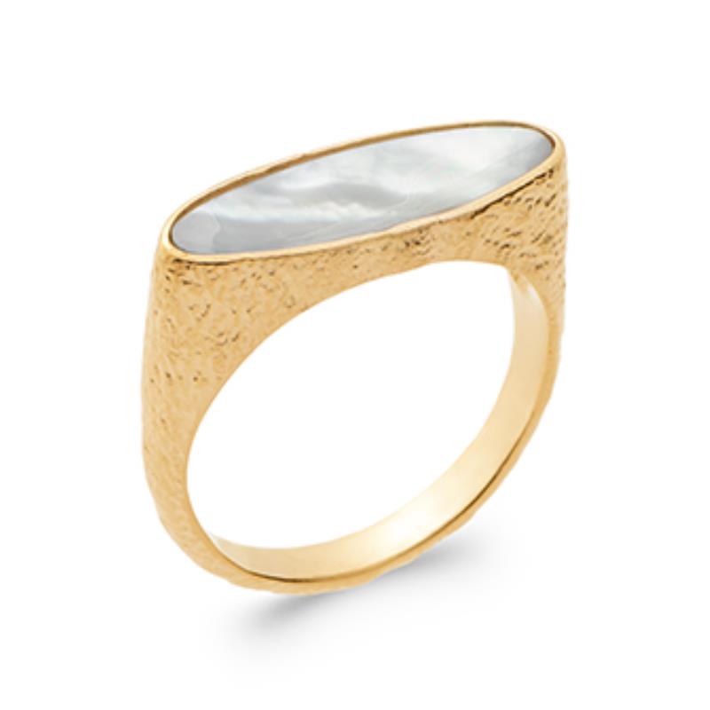 Coque de Nacre Bague plaqué or 2900804