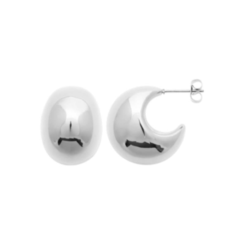Coque de Nacre Créoles acier 3600200
