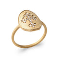 Coque de Nacre Bague plaqué or 2276810