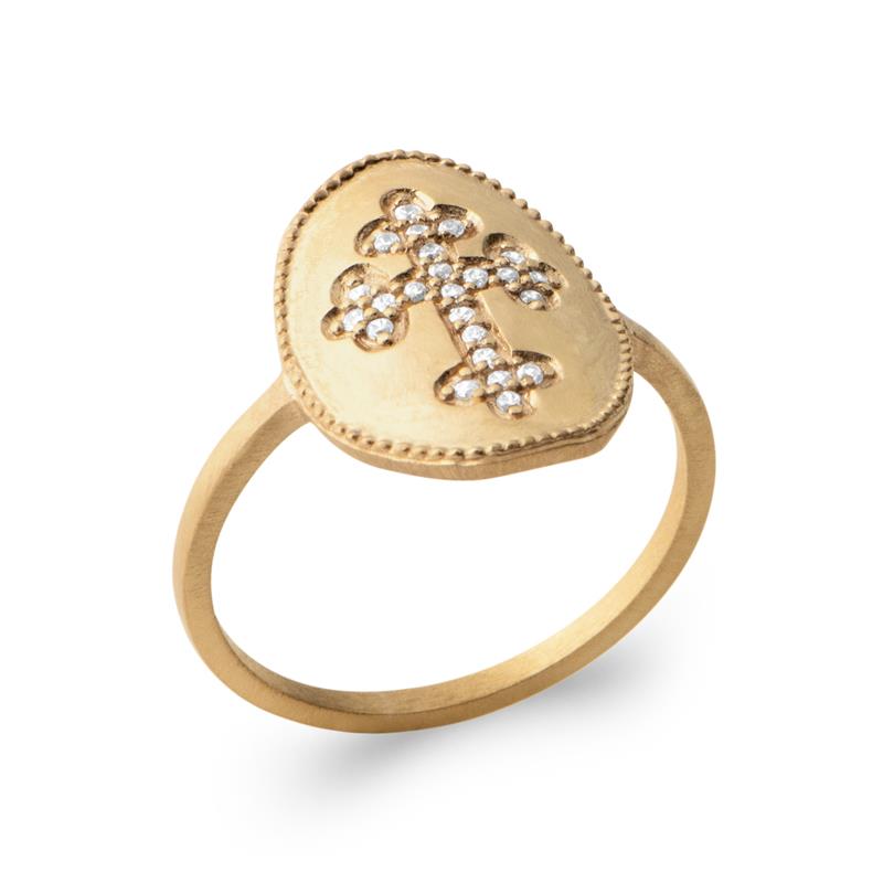 Coque de Nacre Bague plaqué or 2276810