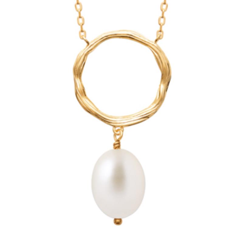 Coque de Nacre Collier plaqué or 973726
