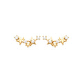 Coque de Nacre Boucles d'oreilles plaqué or 23083410