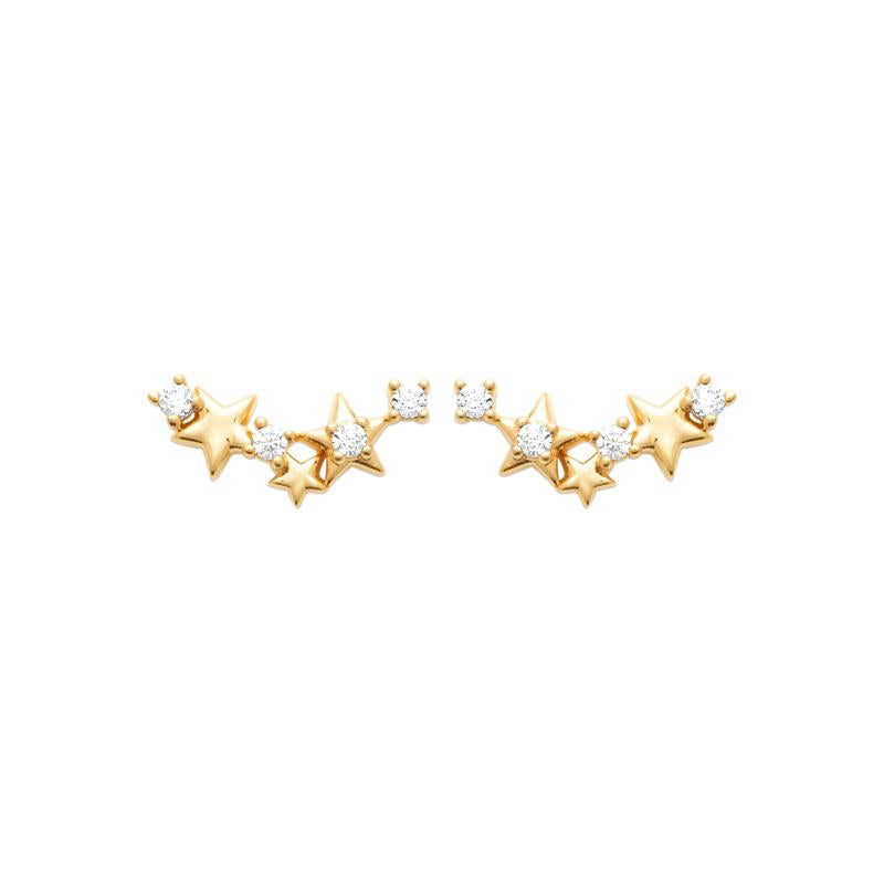 Coque de Nacre Boucles d'oreilles plaqué or 23083410