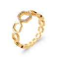 Coque de Nacre Bague plaqué or 2996510