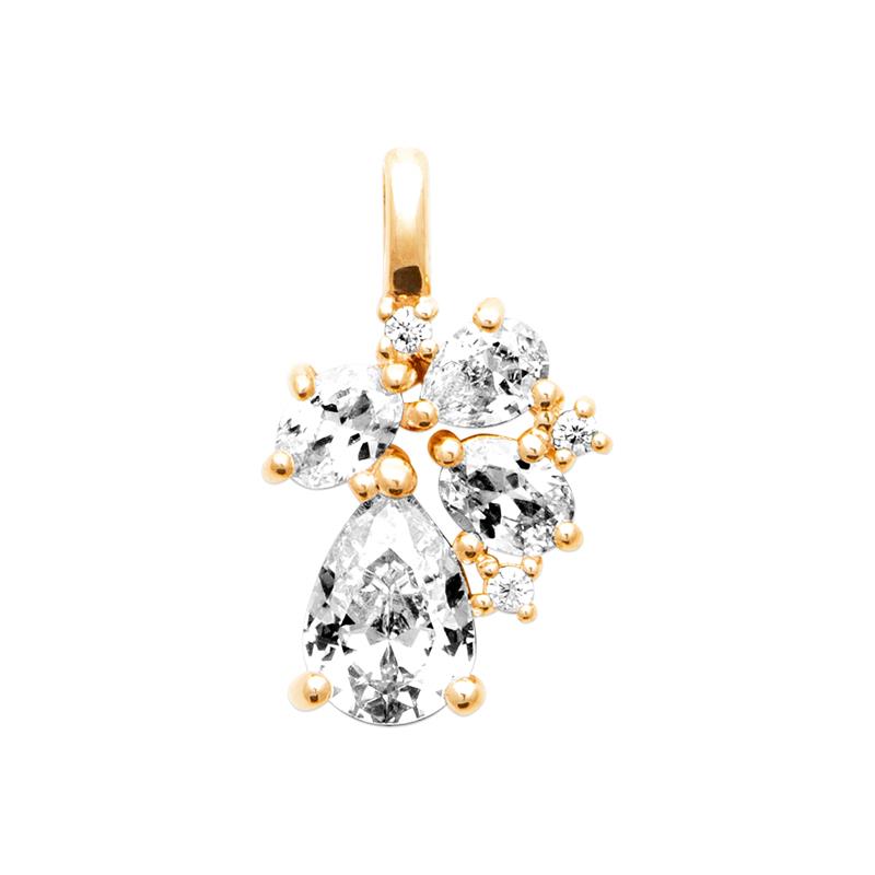 Coque de Nacre Pendentif plaqué or 2789410