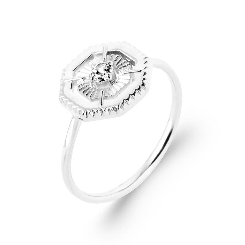 Coque de Nacre Bague argent 10018710