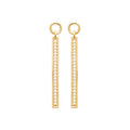 Coque de Nacre Boucles d'oreilles pendantes plaqué or 23039310
