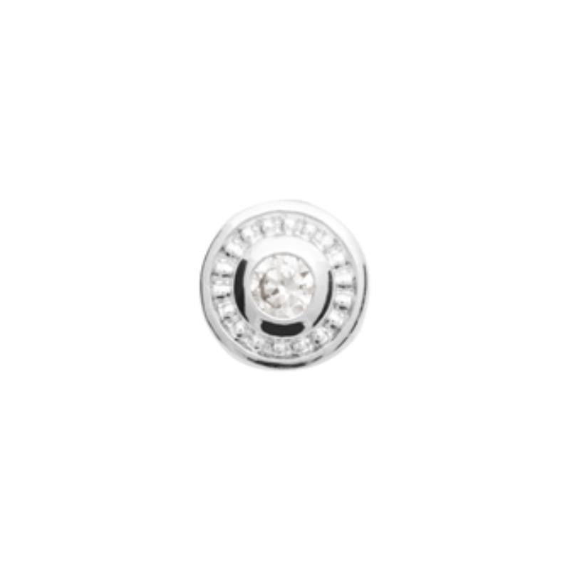Coque de Nacre Boucle d'oreille à l'unité argent 1561510U