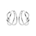 Coque de Nacre Créoles argent 7669500