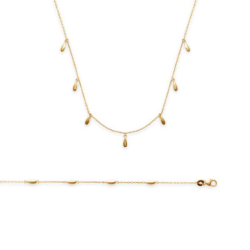 Coque de Nacre Collier plaqué or 921493