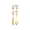 Coque de Nacre Boucles d'oreilles pendantes plaqué or 23066110
