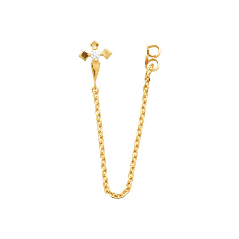 Coque de Nacre Boucles d'oreilles pendantes plaqué or 23077510
