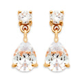 Coque de Nacre Boucles d'oreilles pendantes plaqué or 2425410