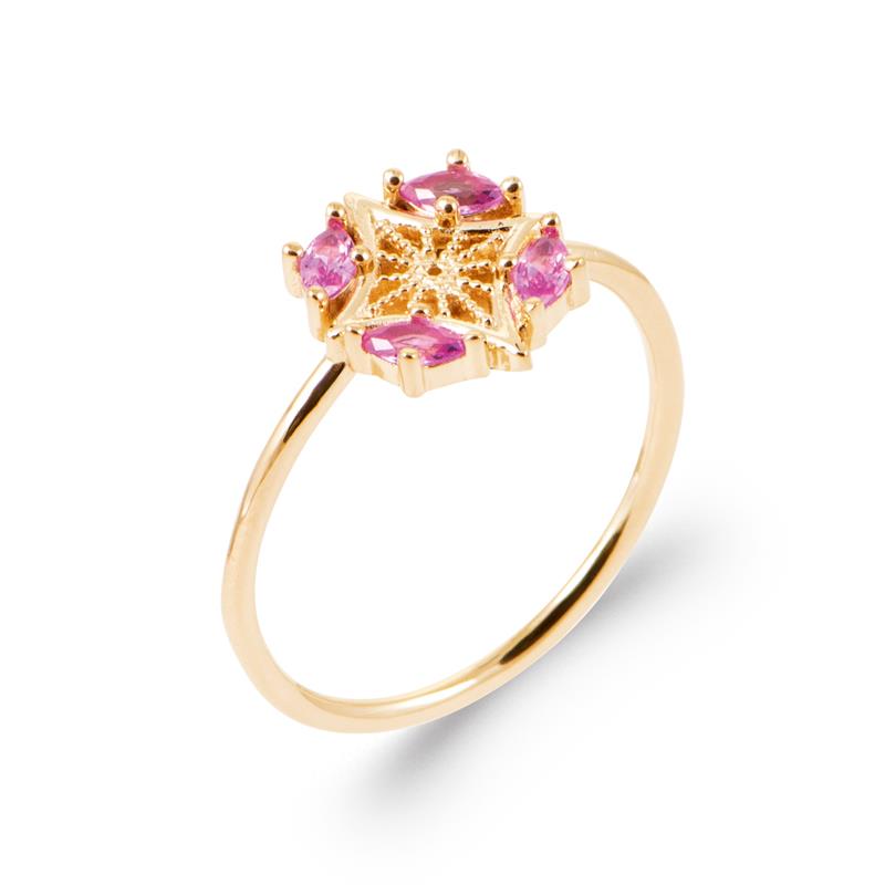Coque de Nacre Bague plaqué or 20016780