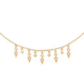 Coque de Nacre Collier plaqué or 973564