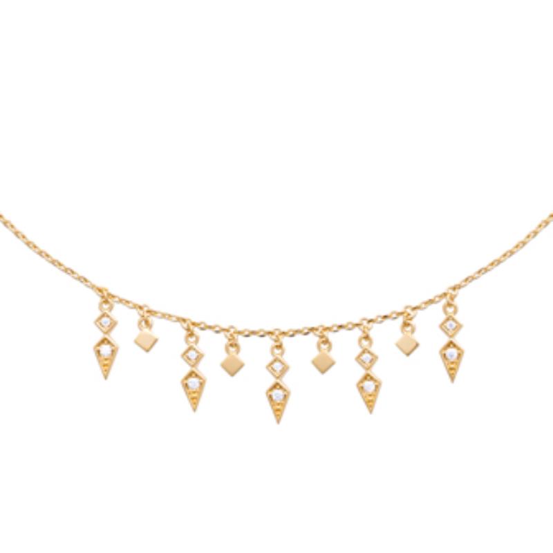 Coque de Nacre Collier plaqué or 973564