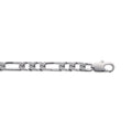 Coque de Nacre Chaîne maille figaro argent 732152