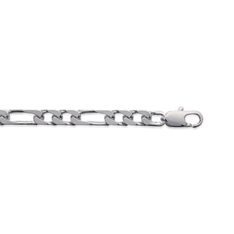 Coque de Nacre Chaîne maille figaro argent 732152