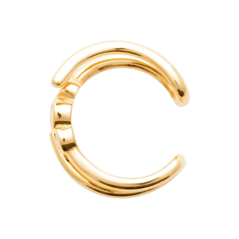 Coque de Nacre Boucle d'oreille à l'unité plaqué or 23047410
