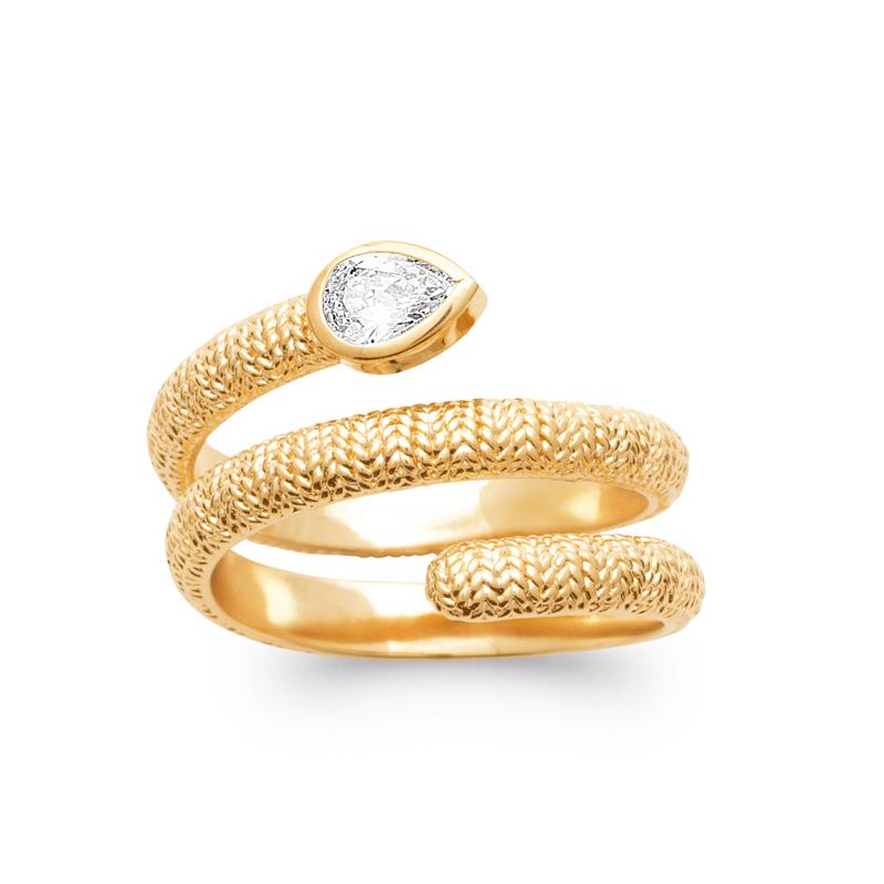 Coque de Nacre Bague plaqué or 20003710
