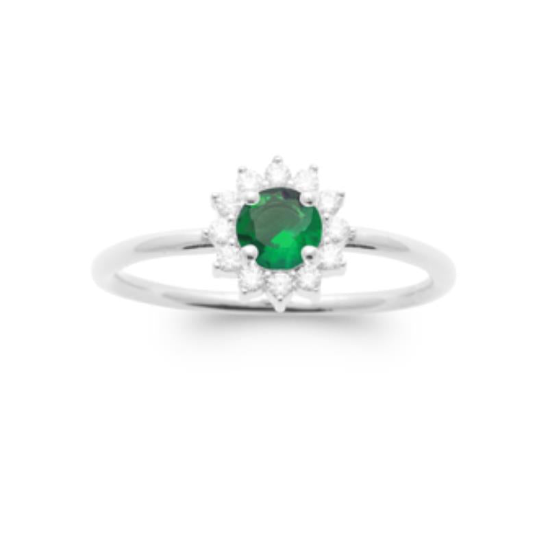 Coque de Nacre Bague solitaire argent 1972250