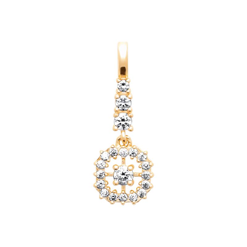 Coque de Nacre Pendentif plaqué or 2791310