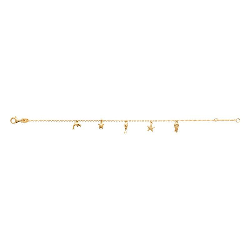 Coque de Nacre Chaîne plaqué or 922242