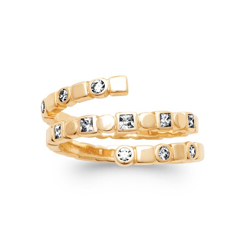 Coque de Nacre Bague plaqué or 20015510