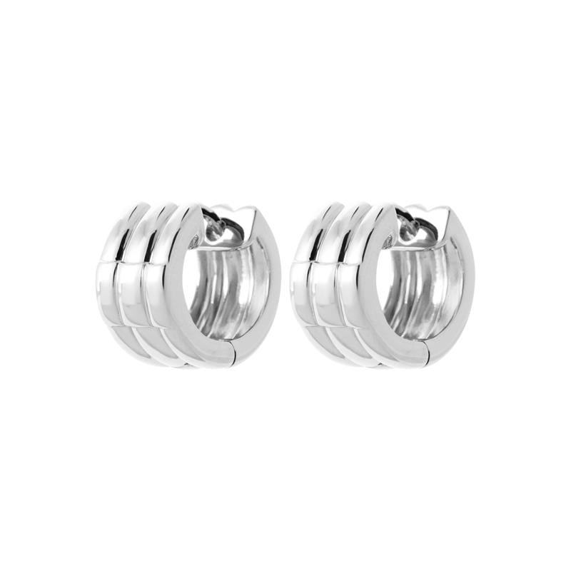 Coque de Nacre Créoles plaqué argent 4671000