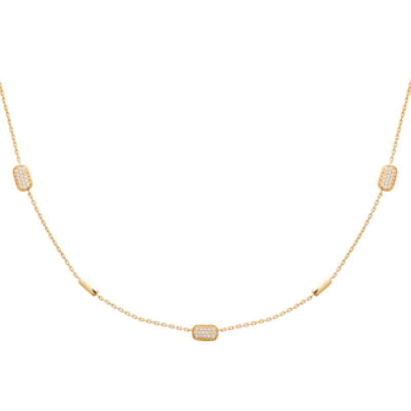 Coque de Nacre Collier plaqué or 974178