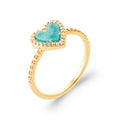 Coque de Nacre Bague plaqué or 2933760