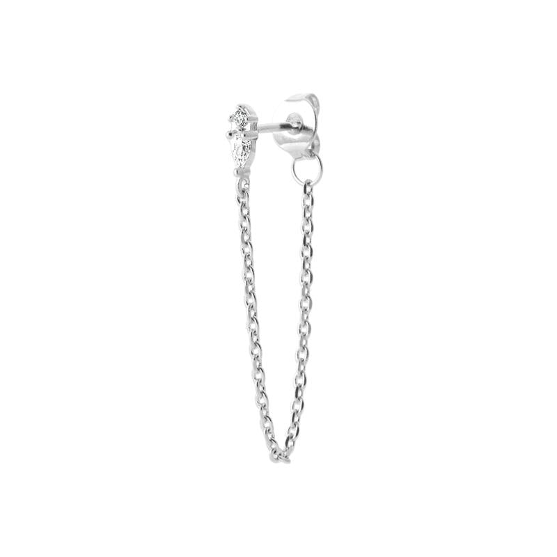 Coque de Nacre Boucle d'oreille à l'unité argent 13077710U