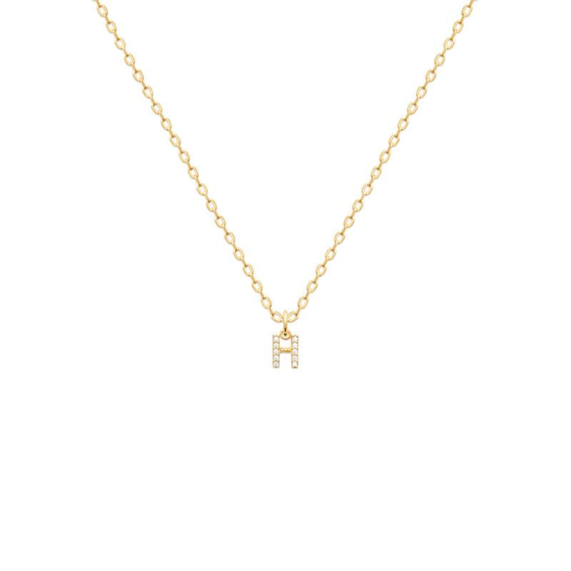 Coque de Nacre Pendentif initiale plaqué or 2776708