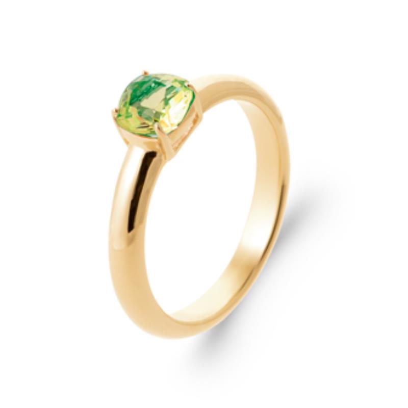 Coque de Nacre Bague solitaire plaqué or 2969450