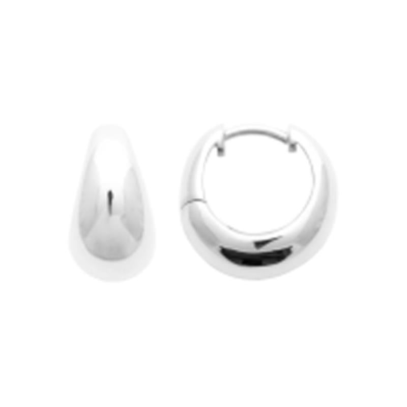 Coque de Nacre Créoles argent 7665800
