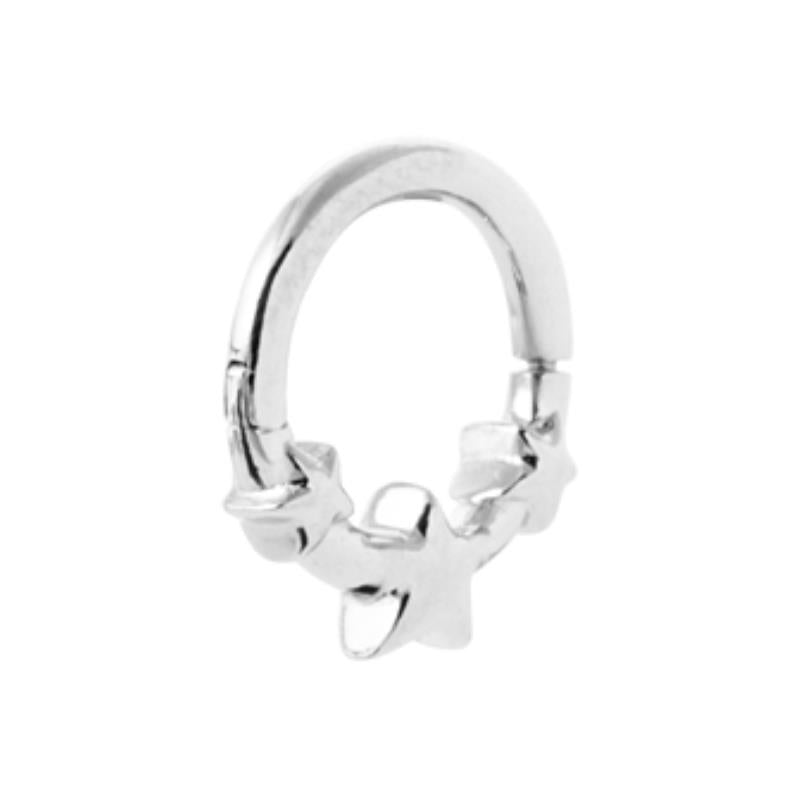 Coque de Nacre Créoles argent 7677000