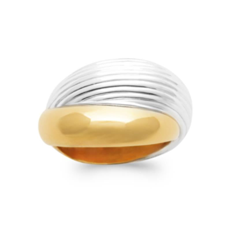 Coque de Nacre Bague plaqué or 2981801