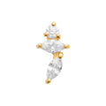 Coque de Nacre Piercing plaqué or 23068410