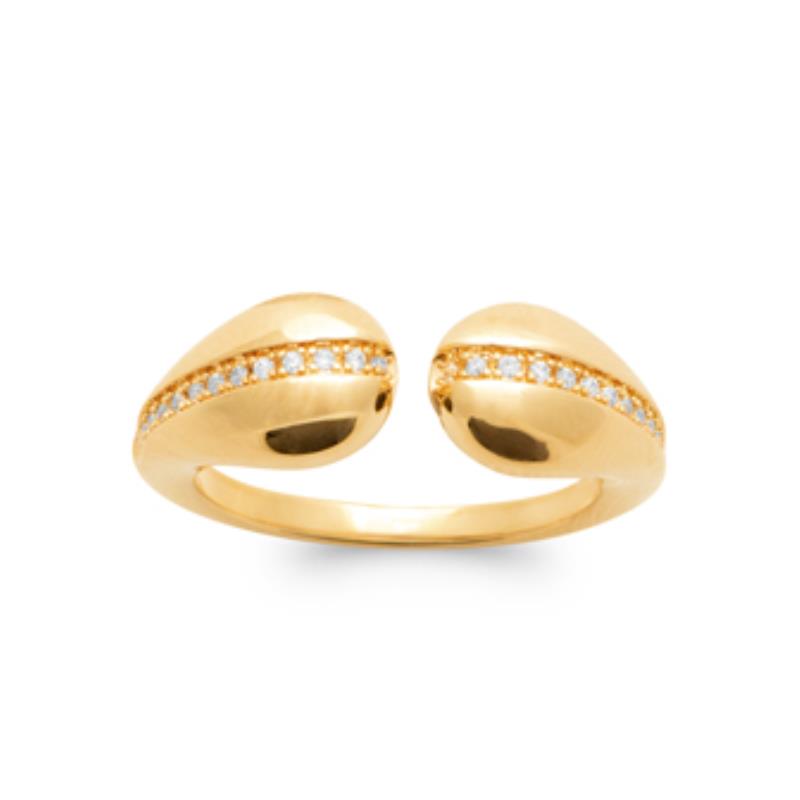 Coque de Nacre Bague plaqué or 2992110