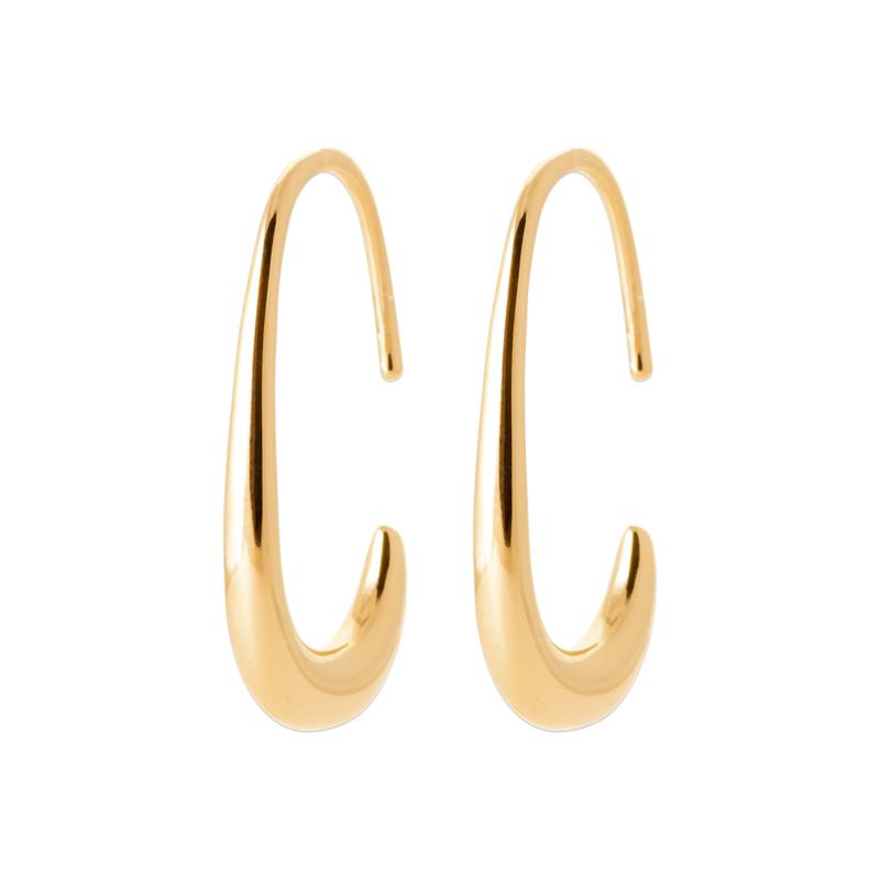 Coque de Nacre Boucles d'oreilles pendantes plaqué or 23036800