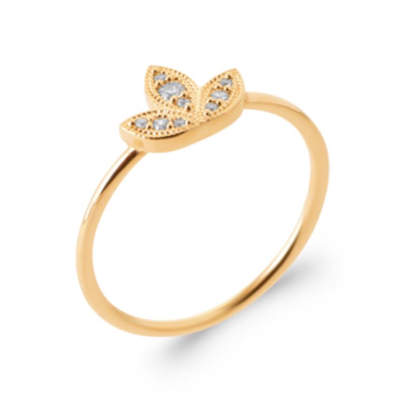 Coque de Nacre Bague plaqué or 2988810