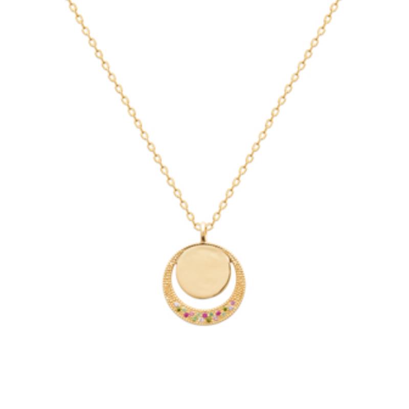 Coque de Nacre Médaille plaqué or 2784005