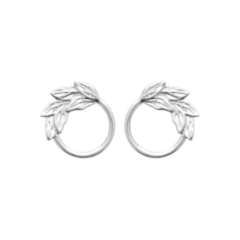 Coque de Nacre Puces d'oreilles argent 73036200
