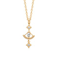 Coque de Nacre Collier plaqué or 974451
