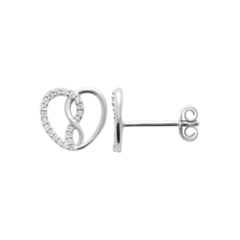 Coque de Nacre Puces d'oreilles argent 13028610