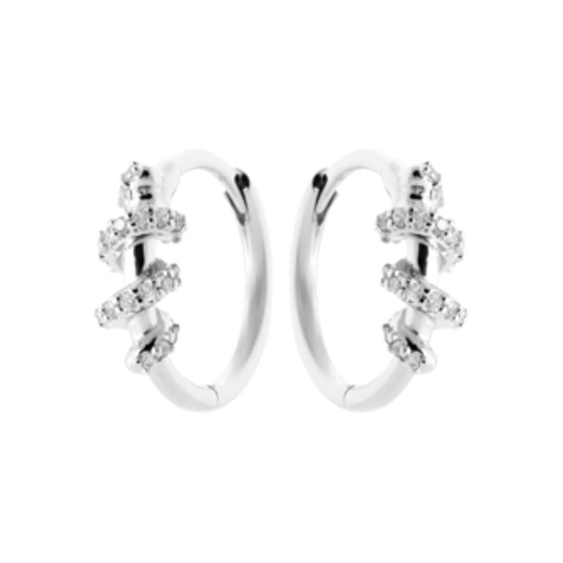 Coque de Nacre Créoles argent 1669310